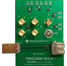 Texas Instruments-TPD2E2U06-Q1EVM Entwicklungssätze und Werkzeuge TPD2E2U06-Q1 ESD Suppressor Evaluation Board Automotive AEC-Q100