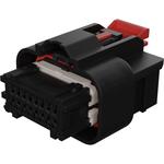 Conn Housing RCP 16 POS 1.8mm Crimp ST Cable Mount Black Bag