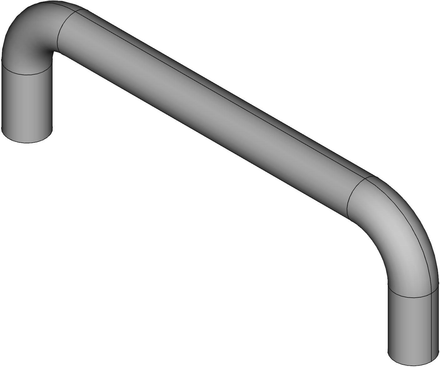 Hammond Manufacturing-1427C1BK null Chassis Handle, Steel, Black