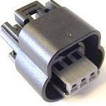 Delphi-15336121 分立接线罩连接器 Conn Housing F 3 POS Crimp ST Cable Mount Black