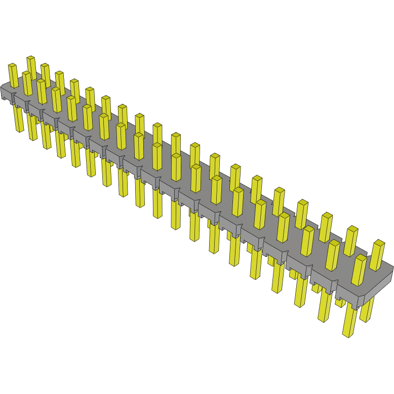 Samtec-TLW-119-05-T-D Steckverbinderleisten und Leiterplattenbuchsen Conn Unshrouded Header HDR 38 POS 2.54mm Solder ST Top Entry Thru-Hole Bulk
