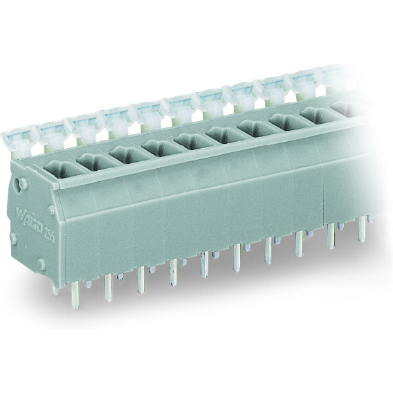 WAGO-255-402 Blocchi terminali connettore Conn Terminal Block F 2 POS 5mm Solder RA Thru-Hole 24A Box
