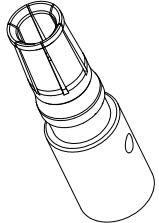 Amphenol-MS10A23S-10 Steckverbinder, Kontakt Contact SKT 8 Size Crimp ST Cable Mount 8AWG Bag