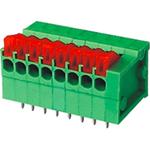 Conn Spring Terminal Blocks 3 POS 2.54mm Solder RA Thru-Hole 6A/Contact Eurostyle™