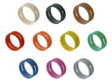 Neutrik Group-XXR-4 Steckverbinderzubehör Connector Accessories Coding Ring Straight Yellow