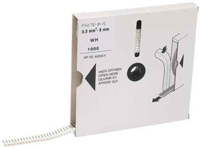 Panduit-FSD75-8-K Connector Terminals FSD75-8-K Panduit Connector Terminals Insulated ferrules single wire white sleeve mini reel 20 AWG - Arrow.com