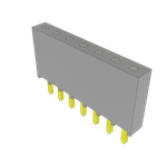 Conn Socket Strip SKT 7 POS 2.54mm Solder ST Top Entry Thru-Hole Bulk