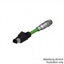 CONEC-43-10997 Assemblage de câble autre Cable Assembly Ethernet 3m 22AWG RJ-45 4 to 4 POS M-M