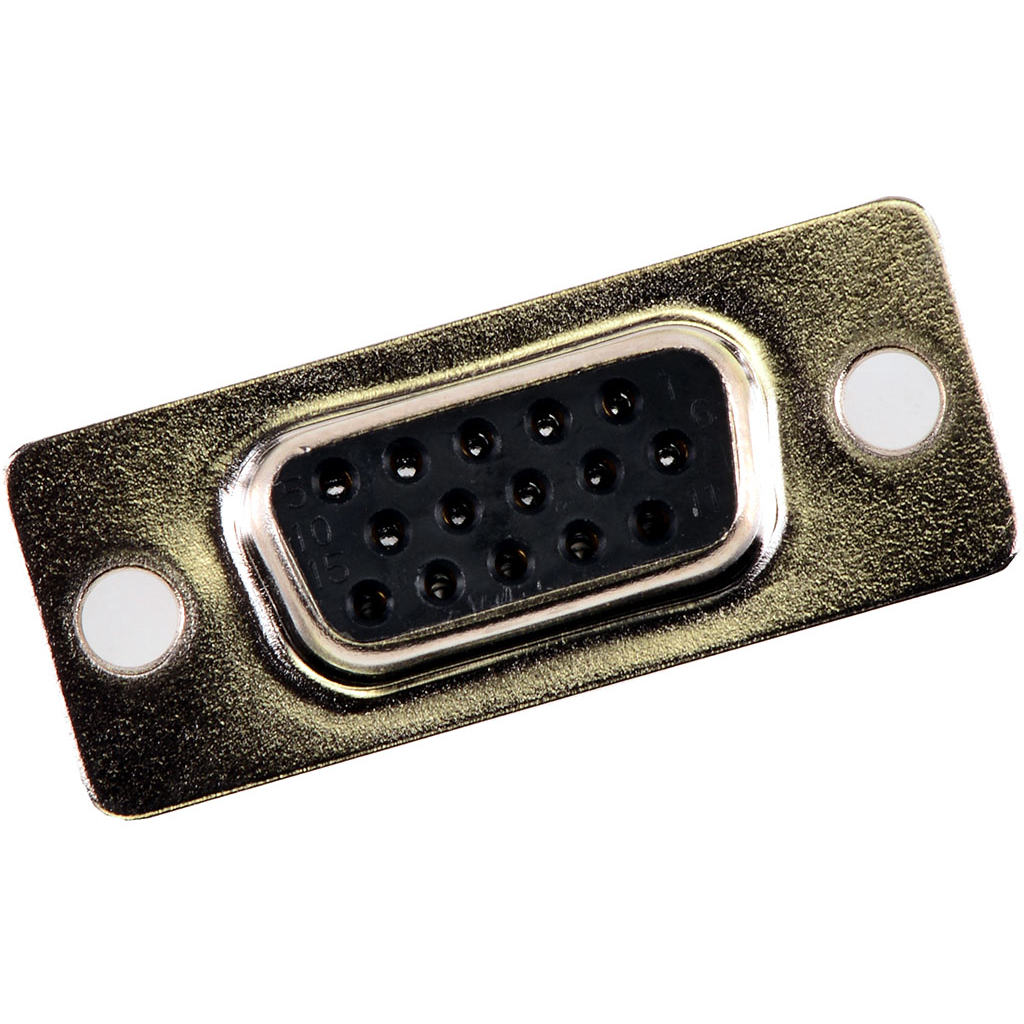 Molex-1731130059 Steckverbinder, D-Sub Conn High Density D-Sub F 15 POS 1.98mm Solder Cup ST Panel Mount 15 Terminal 1 Port Tray