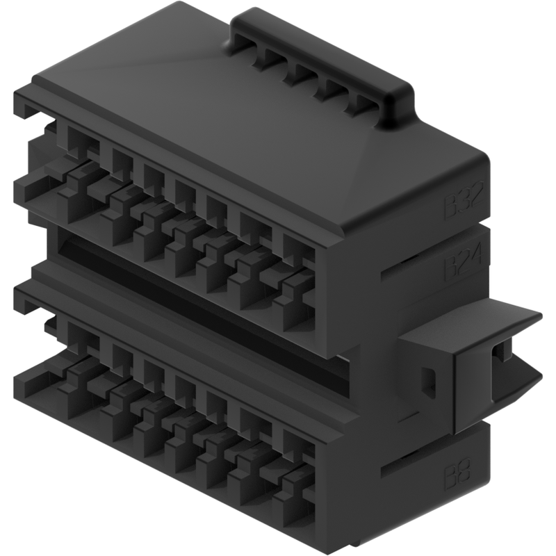 Delphi-15336853 Carcaza de cables discretos de conector 32 Way Black Gt 150 280 Unsealed Female Connector