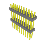 Conn Board Stacker HDR 20 POS 2.54mm Solder ST Top Entry Thru-Hole Bulk