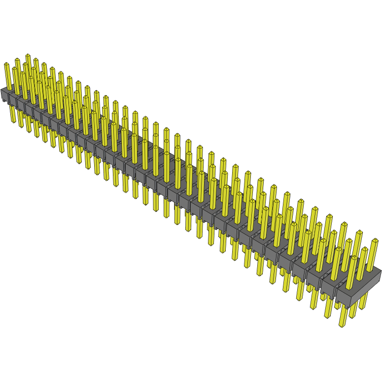 Samtec-HTSW-132-08-G-T Connector Headers and PCB Receptacles Conn Unshrouded Header HDR 96 POS 2.54mm Solder ST Top Entry Thru-Hole Bulk
