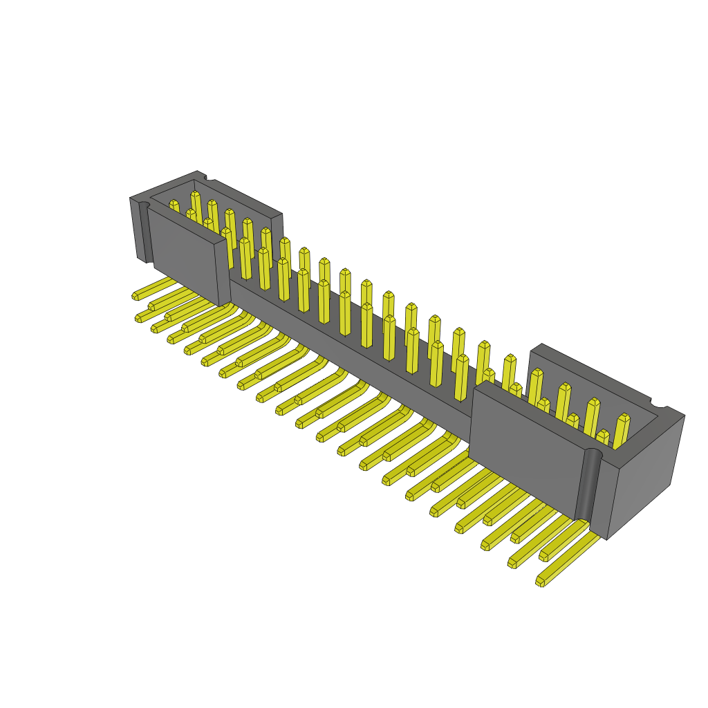 Samtec-TMMH-120-01-S-D-RA-ES Connector Headers and PCB Receptacles Conn Shrouded Header HDR 40 POS 2mm Solder RA Side Entry Thru-Hole Tube
