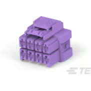 TE Connectivity-2-1971776-4 Connector Discrete Wire Housing PLUG HOUSING,DOUBLE ROW POWER TRIPLE LOCK