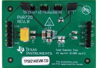 Texas Instruments-TPS82140EVM-720 Power Management Development Boards and Kits TPS82140 DC to DC Converter and Switching Regulator Module 1.8V Output Evaluation Board