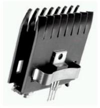 Boyd Corporation-530162B00162G Heat Sinks Heat Sink Passive Dual TO-220 Twisted Thru-Hole Aluminum 4.4°C/W Black Anodized