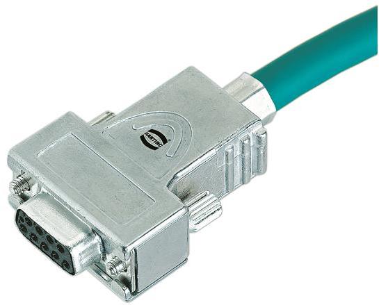 HARTING-61030011018 Schrumpfbalgenadapter Shell Housing 45° C Shell Size Zinc Die Cast Threaded