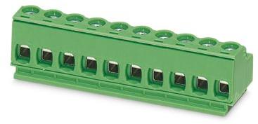PHOENIX CONTACT-PT 1.5/ 4-PH-5.0 CLIP BK Connector Terminal Blocks Conn Terminal Block SKT 2 POS 5mm Screw RA Cable Mount 10A Cardboard