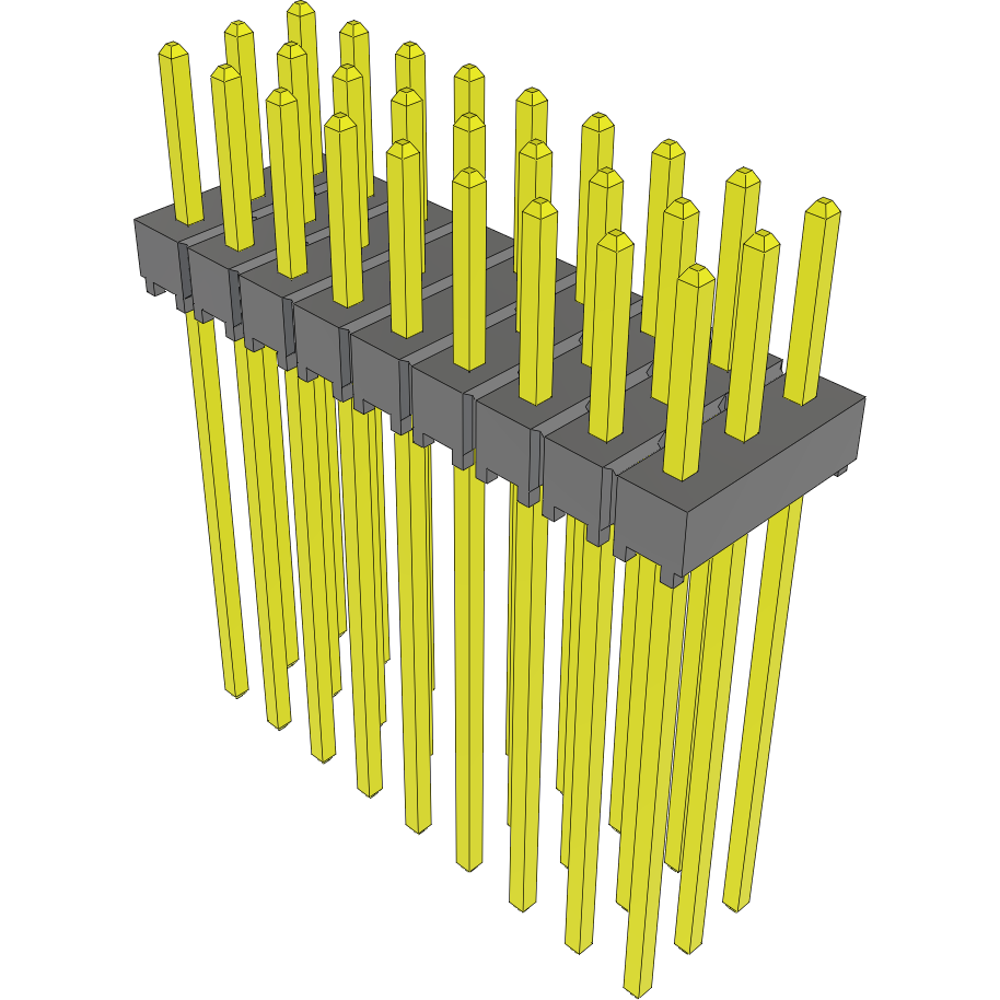 Samtec-TSW-109-12-T-T Connector Headers and PCB Receptacles Conn Unshrouded Header HDR 27 POS 2.54mm Solder ST Top Entry Thru-Hole Bulk