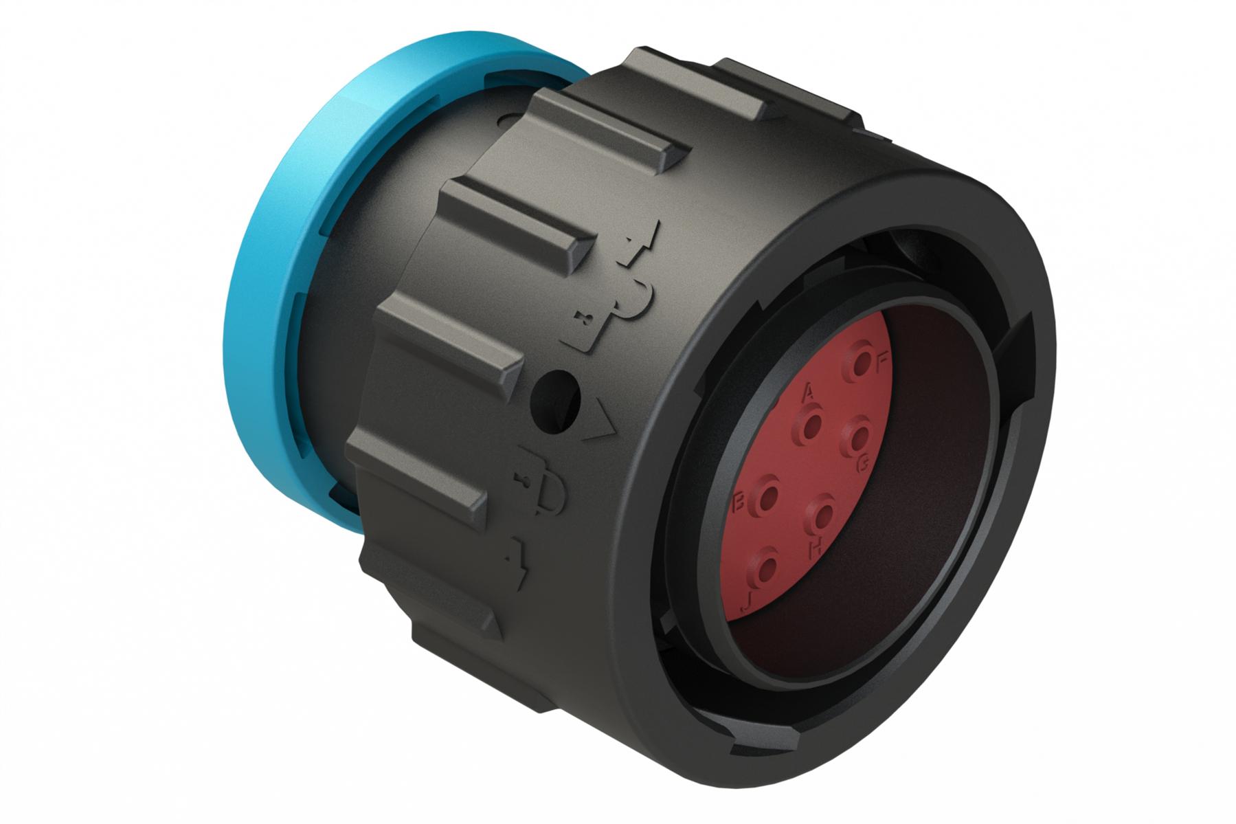 Amphenol-AHDP06-18-14PR-BRA Connecteur circulaire Conn Circular PIN 14 POS ST Cable Mount 14 Terminal 1 Port Box