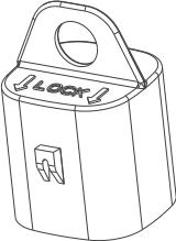 GEP Power Products-SC03-2003A-B003 Steckverbinderzubehör Connector Accessories Cap Straight Nylon Blue