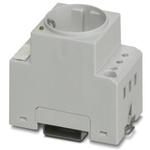 PHOENIX CONTACT-SD-D/SC/LA/GY Spannungsversorgungseingangsmodule Control Cabinet Socket, for mounting on DIN rails and in the service interface, with LED, housing color gray