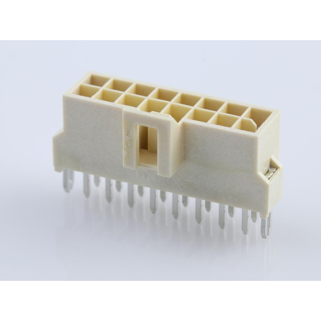 Molex-1053122116 Piastre connettori e prese PCB Conn Wire to Board HDR 16 POS 2.5mm Solder ST Top Entry Thru-Hole Tray