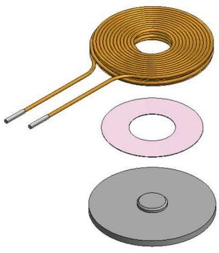 TDK-WR151580-48F2-G Wireless Charging Coils Wireless Charging Coil Receiver 27.1uH 100KHz 0.5OhmDCR Through Hole