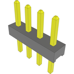 Conn Unshrouded Header HDR 4 POS 2mm Solder ST Top Entry Thru-Hole Bulk