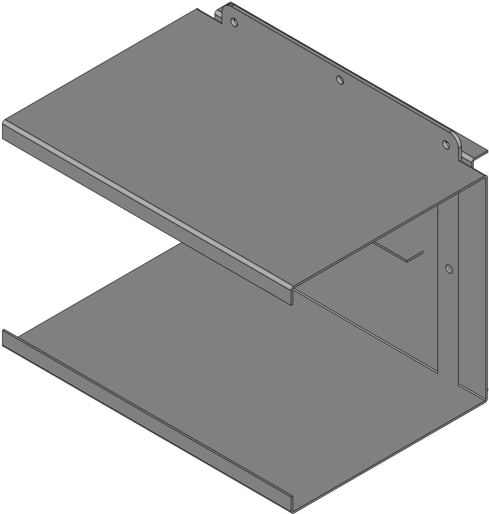 Hammond Manufacturing-1487E12 Verdrahtungskanäle Wiring Ducts Solid Wall Square with Cover Steel Gray