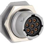 Conn Circular PIN 8 POS Crimp/Screw ST Jam Nut 8 Terminal 1 Port