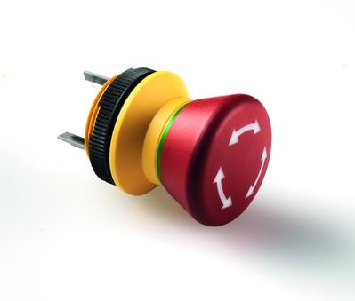 RAFI GmbH & Co. KG-1.15.105.001/0000 Switch Emergency Stop Switch Emergency Stop N.C. DPST Mushroom Button 2.5A 250VAC 240VDC Quick Connect Panel Mount