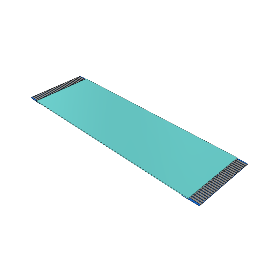 Samtec-FJ-25-D-03.00-4  Cable Assembly 0.07m 1mm 25 to 25 POS FFC to FFC Bulk