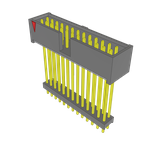 Conn Elevated Shrouded Header HDR 26 POS 2.54mm Solder ST Top Entry Thru-Hole Bulk
