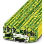 Conn Ground Modular Terminal Block 4 POS Spring Cage T DIN Rail 32A