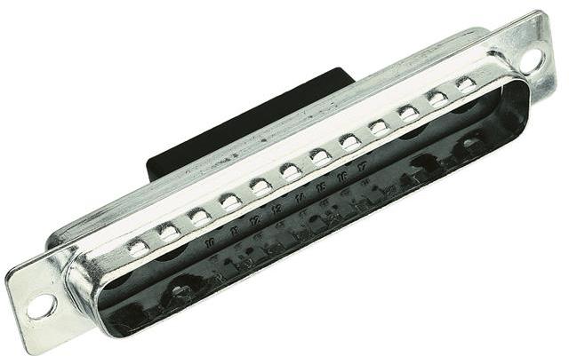 HARTING-09694120214 Steckverbinder, D-Sub Conn D-Sub M 4Power/17Signal POS Crimp ST Cable Mount 21 Terminal 1 Port