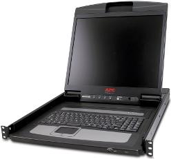American Power Conversion-AP5719 Cajas, compartimentos y anaqueles Black Rack Mount LCD Console