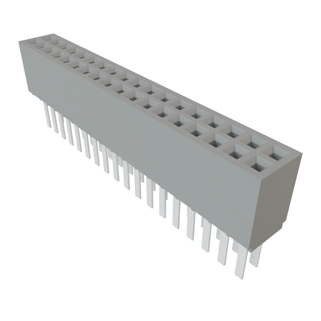Samtec-SFMC-118-01-L-D Piastre connettori e prese PCB Conn Socket Strip SKT 36 POS 1.27mm Solder ST Top Entry Thru-Hole Tube