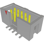 Conn Shrouded Header (4 Sides) HDR 10 POS 2.54mm Solder ST Top Entry SMD Tube