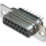 Conn D-Sub F 9 POS 1.38mm Solder ST Thru-Hole 9 Terminal 1 Port Tray