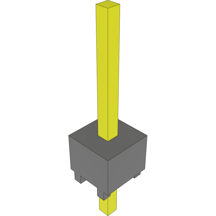 Samtec-MTSW-101-07-T-S-239 连接器插头及 PCB 插座 Conn Unshrouded Header HDR 1 POS Solder ST Top Entry Thru-Hole Bulk
