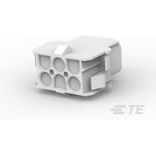 TE Connectivity-1586860-1 Carcaza de cables discretos de conector Conn Housing RCP 6 POS Crimp ST Panel Mount Natural Package