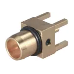 Conn BMA 0Hz to 18GHz 50Ohm Solder ST Thru-Hole PL Gold Over Nickel Single