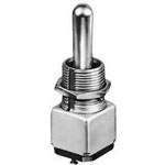 Honeywell-MS27719-21-1 Kippschalter Switch Toggle ON OFF ON DPDT Round Lever Solder 5A 125VAC 30VDC Panel Mount with Threads
