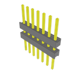 Conn Board Stacker HDR 7 POS 2.54mm Solder ST Top Entry Thru-Hole Bulk
