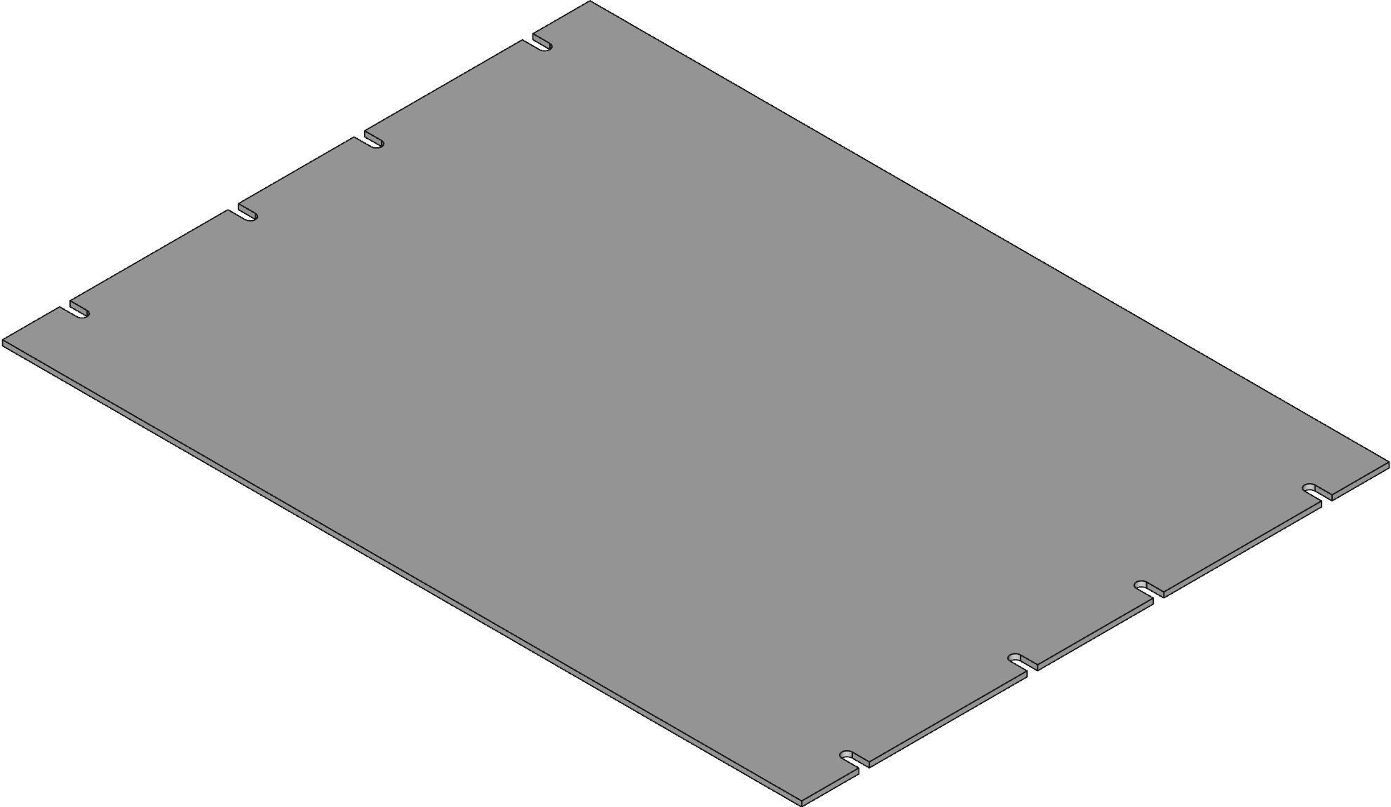 Hammond Manufacturing-PBPA19014LG2 null Aluminum Rack Panel, Light Gray