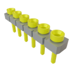 Conn Socket Strip SKT 6 POS 2.54mm Solder ST Top Entry Thru-Hole Bulk