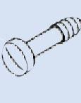 Schroff GmbH-21100379 null Collar Screw Slotted, M2.5 X 11, Brass, Nickel