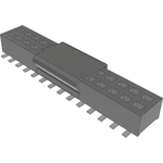 Conn Socket Strip SKT 28 POS 1.27mm Solder ST Bottom Entry SMD TIGER CLAW™ T/R