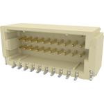 Conn Shrouded Header (4 Sides) HDR 20 POS 1mm Solder RA SMD T/R